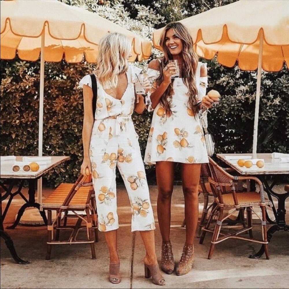 SOLD - For Love & Lemons Limonada jumpsuit size S - Picture 5 of 11